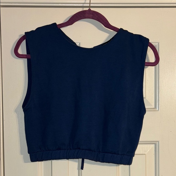 Zara Tops - Zara Navy Blue Sleeveless Women's Top Medium NWOT